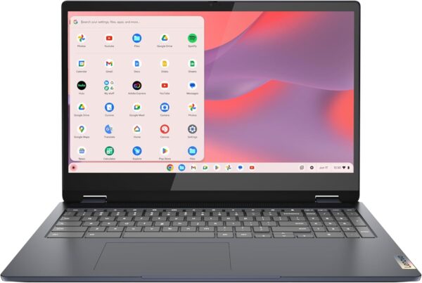 Lenovo IdeaPad Flex 3i Chromebook Laptop – 15.6” FHD Touchscreen, Intel Pentium N6000, 8GB RAM, 128GB SSD, Chrome OS (Abyss Blue)