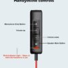 JIAMQISHI USB Headset with Noise-Cancelling Microphone – On-Ear Wired Headphones with In-Line Controls for PC & Laptop (USB + 3.5mm, Black)