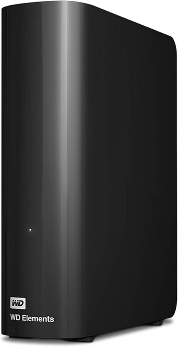 Western Digital 8TB Elements Desktop External Hard Drive – USB 3.0 Plug-and-Play Storage for PC & Mac (Black)