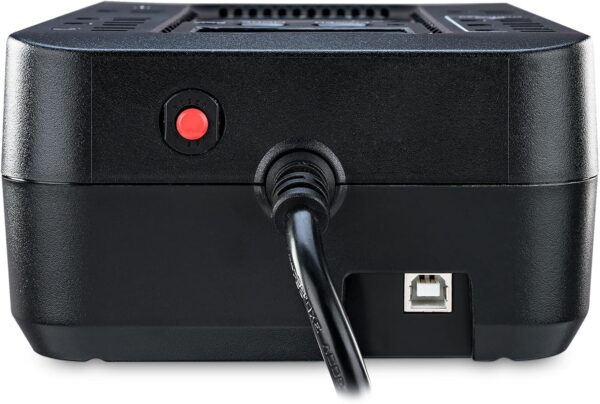 CyberPower EC650LCD Ecologic UPS Battery Backup & Surge Protector – 650VA / 390W, LCD Display, 8 Outlets, ECO Mode