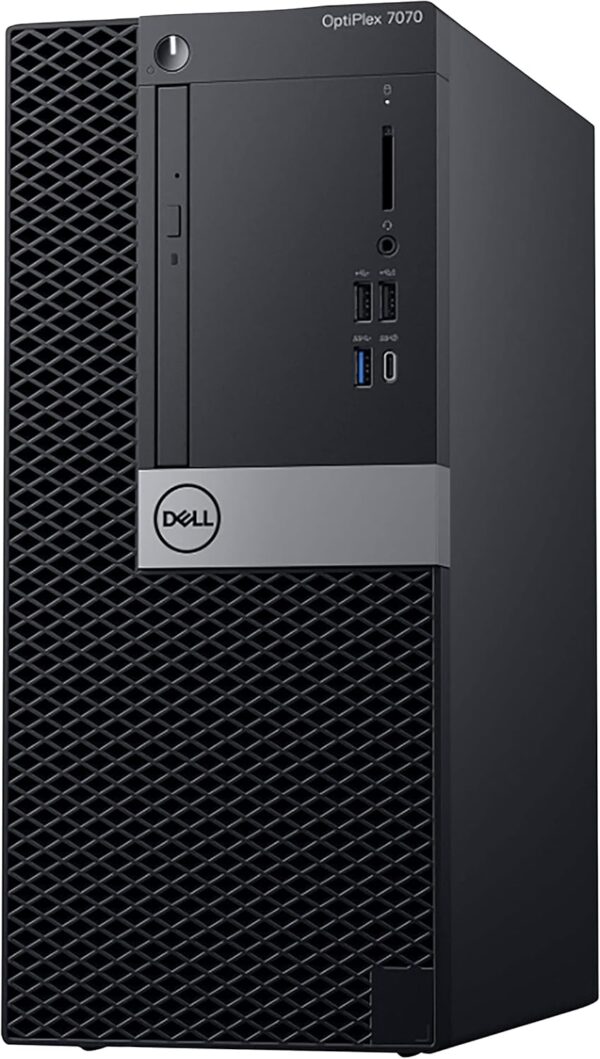 Dell OptiPlex 7070 Tower Desktop Computer – Intel Core i7-9700, 32GB DDR4 RAM, 1TB SSD, Windows 11 Pro, Internal Wi-Fi 6 (Renewed)