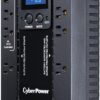 CyberPower EC650LCD Ecologic UPS Battery Backup & Surge Protector – 650VA / 390W, LCD Display, 8 Outlets, ECO Mode