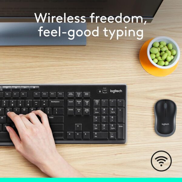 81B-yjU+rGL._AC_SL1500_ Logitech MK270 Wireless Keyboard and Mouse Combo – 2.4GHz, Full-Size Keyboard with 8 Multimedia Keys & Compact Mouse for PC and Laptop (Black)