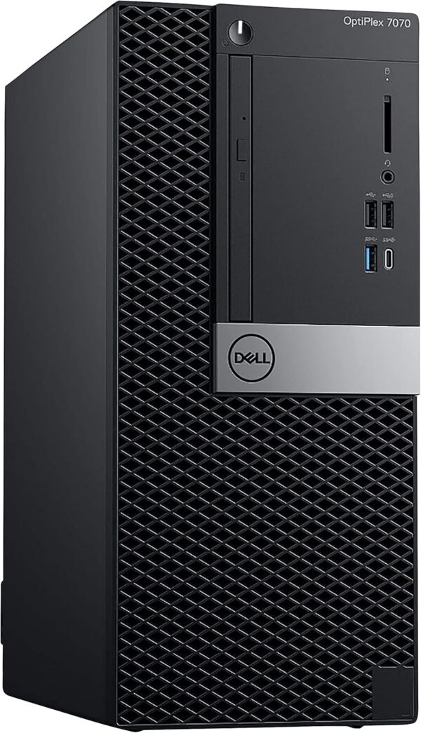 Dell OptiPlex 7070 Tower Desktop Computer – Intel Core i7-9700, 32GB DDR4 RAM, 1TB SSD, Windows 11 Pro, Internal Wi-Fi 6 (Renewed)