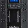 CyberPower EC650LCD Ecologic UPS Battery Backup & Surge Protector – 650VA / 390W, LCD Display, 8 Outlets, ECO Mode
