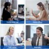 Wantek Headset Telefónico RJ9 con Micrófono Noise Cancelling y Control de Volumen – Compatible con Teléfonos IP y Analógicos