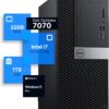Dell OptiPlex 7070 Tower Desktop Computer – Intel Core i7-9700, 32GB DDR4 RAM, 1TB SSD, Windows 11 Pro, Internal Wi-Fi 6 (Renewed)