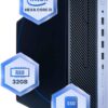 HP ProDesk 600 G4 Desktop Computer – Intel Hexa-Core i5, 32GB DDR4 RAM, 250GB SSD, Windows 11 Pro (Renewed)