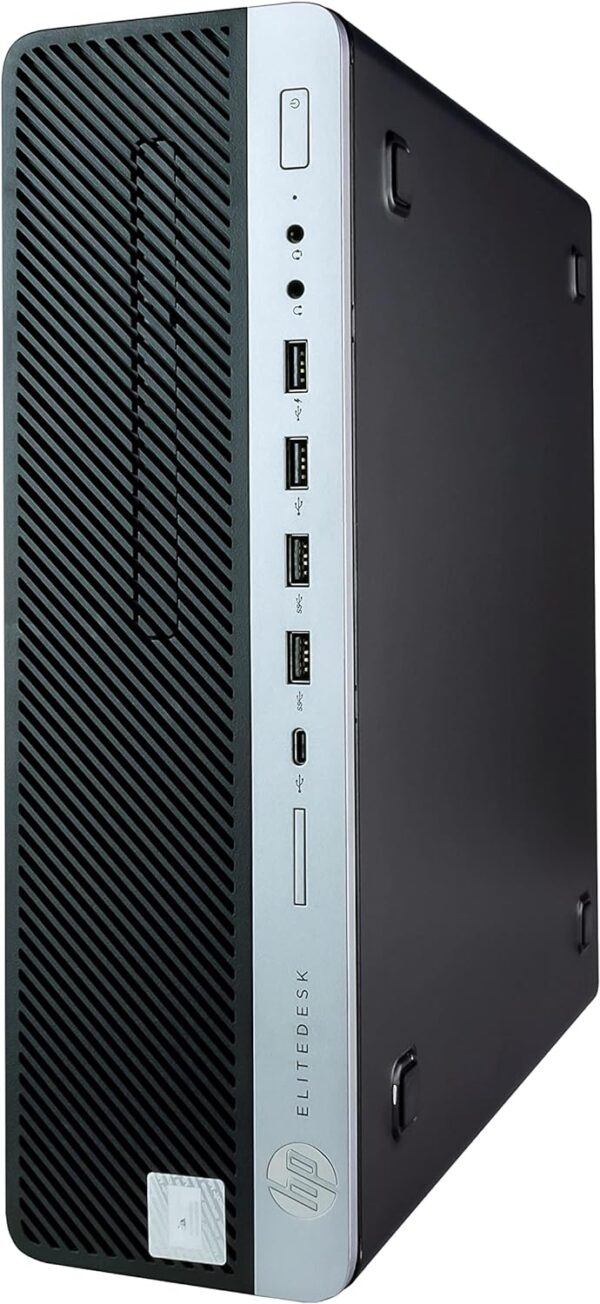 HP ProDesk 600 G4 Desktop Computer – Intel Hexa-Core i5, 32GB DDR4 RAM, 250GB SSD, Windows 11 Pro (Renewed)